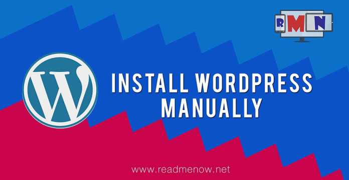 Project my screen install wordpress