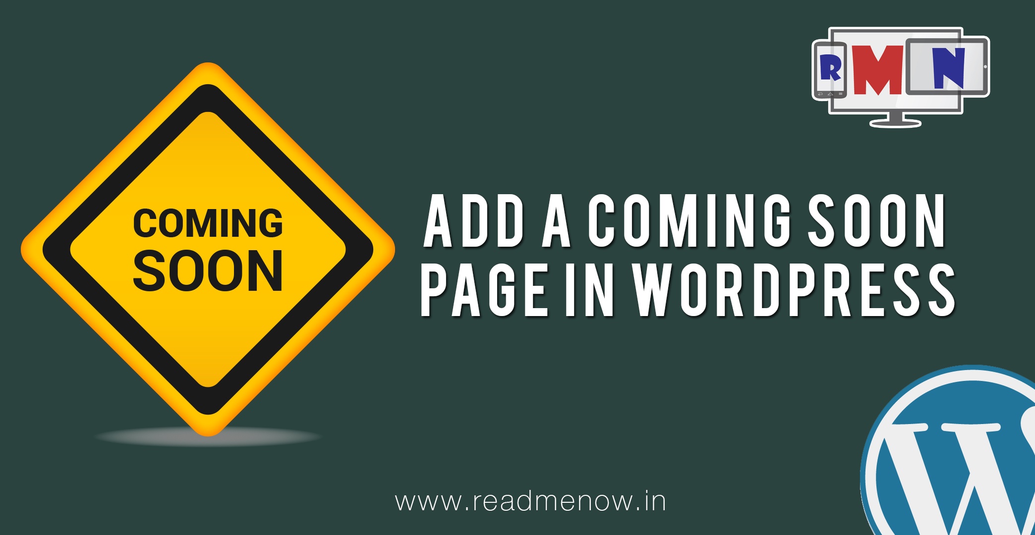 WordPress Tutorial – Add a Coming Soon Page