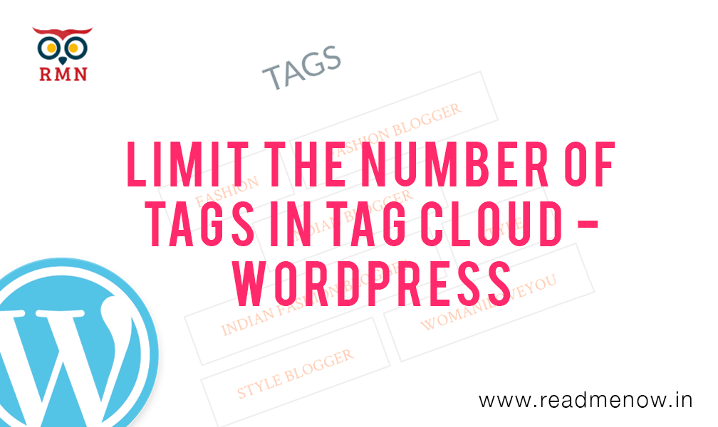 Limit number of tags in Tag Cloud Widget – WordPress