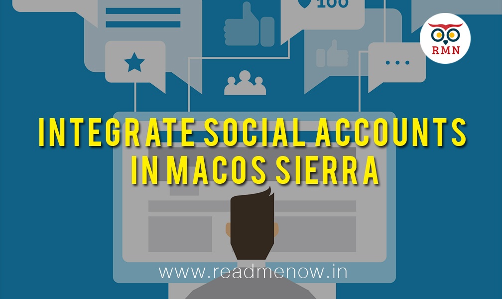 Integrate Social Accounts in macOS Sierra